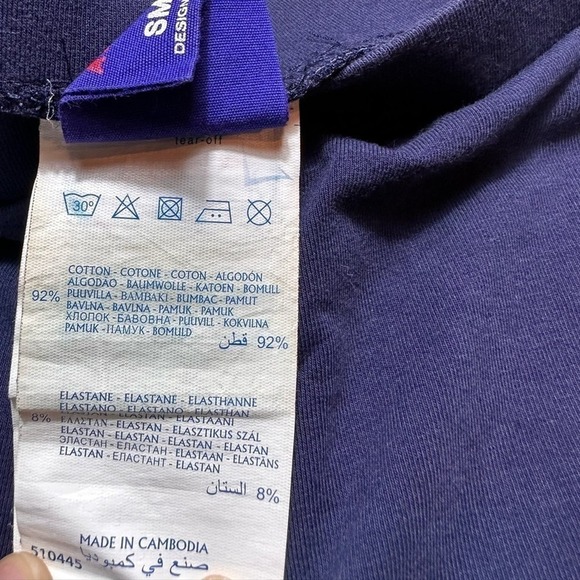 Champion Navy Blue Stretch Athletic Activewear Gym Leggings Size Small - Picture 5 of 8